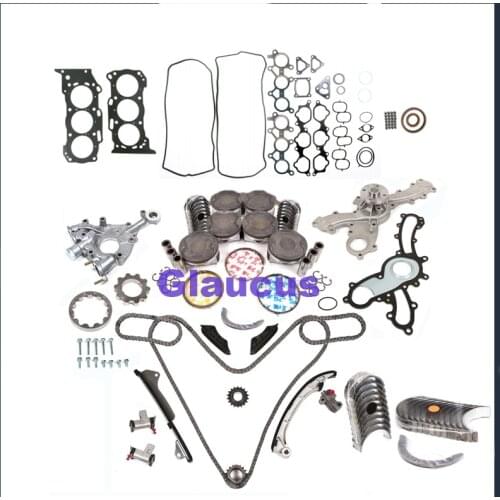 2GR 2GRFE engine Rebuild Kit for LEXUS ES350 RX350 TOYOTA AVALON CAMRY HIGHLANDER RAV4 SIENNA VENZA 3456CC V6 3.5L 2005-2015