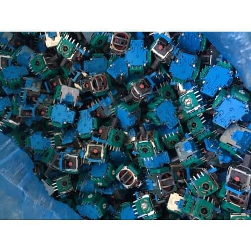 10pcs For Playstation 4 PS4 Controller original 3D analog joystick stick axis sensor module repair part for xbox one/wiiu/ps3