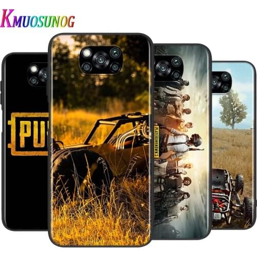 Fashion PUBG Game For Xiaomi Mi 11 10T Note 10 Poco X3 NFC M2 X2 F2 C3 M3 Play Mix 3 A2 8 Lite Pro Phone Case