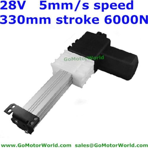28V Okin/Dewert recliner chair 330mm stroke 5mm/s speed 6000N load linear actuator motor free shipping