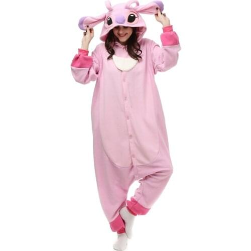 Cartoon Kigurumi Fleece Onesie Overall Onesies For Adults Animal Pajamas For Halloween Carnival Jumpsuit For Women Men Costume