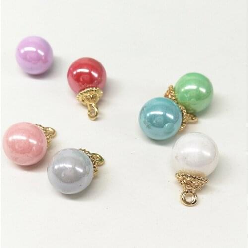 100pc Mixed Imitation Pearl Shank Buttons For Scrapbooking Crafts Hair Accessories Pendant Diy Clothing Sewing Button Decorative
