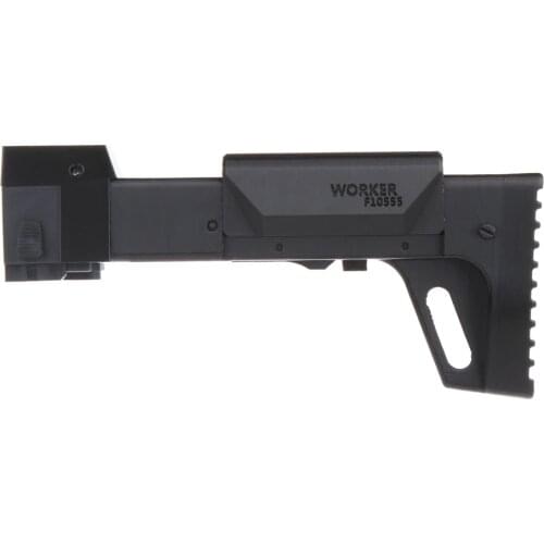 Worker Mod F10555 3D Printing Shoulder Stock AK-12 Folding Stock Version B for Nerf for Nerf N-strike Elite Series Toy