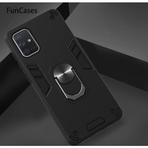 Covers Silicon For Samsung A20S Magnetic Car Ring Holder Samsung Galaxy Case A71 A30S A91 A51 A50S A70S A10S A81 TPU Shell