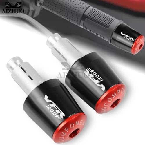 Motorcycle Handlebar End Grips Hand Cap Hand Bar End 7/8"22mm For HONDA VFR 1200F VFR1200F VFR 1200 F 2010-2014 2011 2012 2013