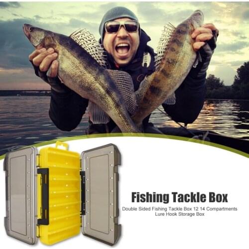 Fishing Tackle Boxes Double-sided Bait Storage Box PP Shrimp Electronic Shrimp Tool Box Fish-bait Accessories Hot Sale