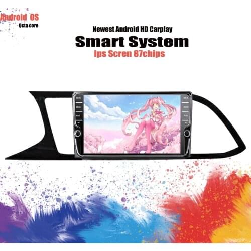 Car radio multimedia video audio player for Seat Leon 2012 2014 2016 2018 Android 10 4G 64G DSP Carplay WIFI 2.5D head unit