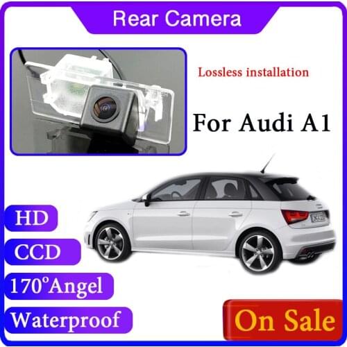 Car Parking WaterProof Reversing Camera For Audi A1 8X 2012~2016 Night Vision Back up Wide Angle CAM Waterproof Function Camera