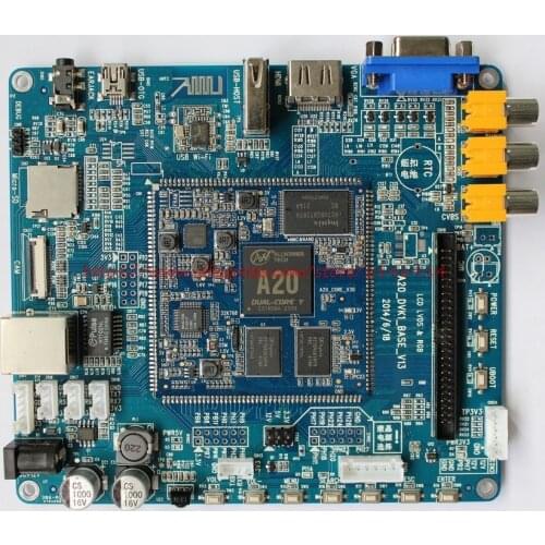 Free shipping CORTEX-A7 dual core evaluation board the form of the stamp hole core board, A20