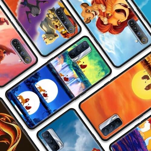 Phone Shell For Realme V15 V13 GT Neo C25 C21 C20 C15 C11 C3 8 7 6 X50 Q2 Pro Q2i Fundas Case Guscio Hakuna Matata Lion King
