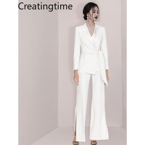 Женские летние брючные костюмы CREATINGTIME China At AliExpress