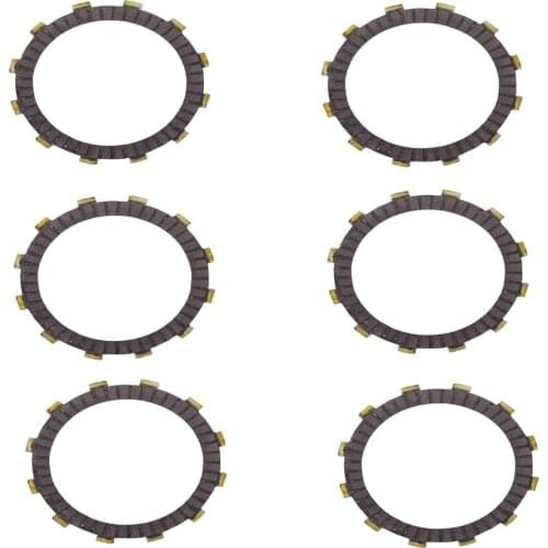6 PCS Motorcycle Brake Clutch Disc Friction Plates For Honda CB750 CB600F CB400 VTEC400 CB-1 CB400SF/AD/F CB400S/SA/SAD