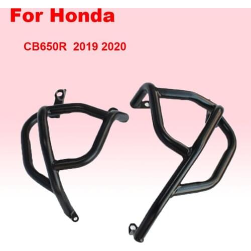 For Honda CB650R 2019 2020 Dumb Black Motorcycle modification Engine Guard Crash Bar Frame Protector Bumper Fall Protection