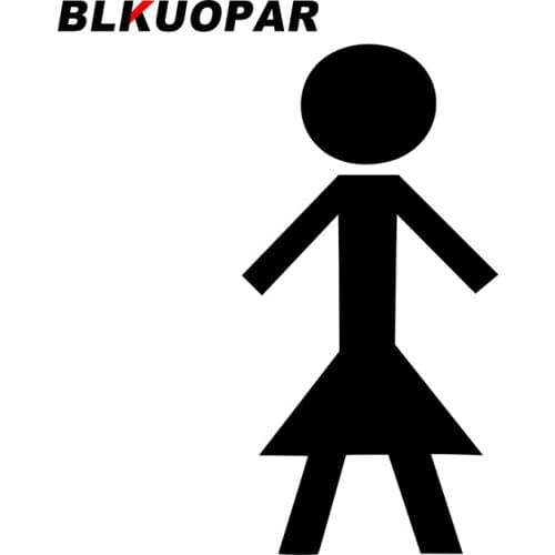 BLKUOPAR for Girl Figure Woman Female Car Stickers Anime Funny Decals Graffiti Die Cut Helmet Windows Laptop Decor Car Goods