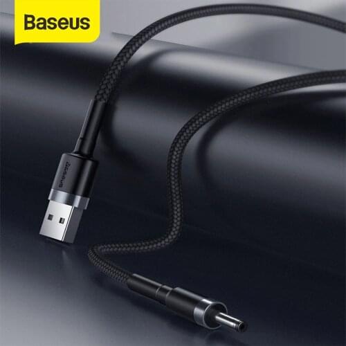 Baseus USB to DC 3.5mm Power Cable For HUB USB Fan Lamp 2A Power Supply Charger Adapter for Small Household Appliances USB to DC