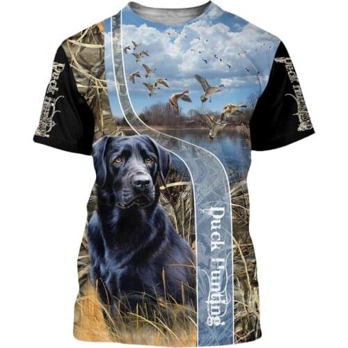 2020 Summer Men t shirt 3D Duck Hunting Printed T-Shirts Harajuku Casual short Sleeve Tee shirts Unisex Cool t-shirt YK79