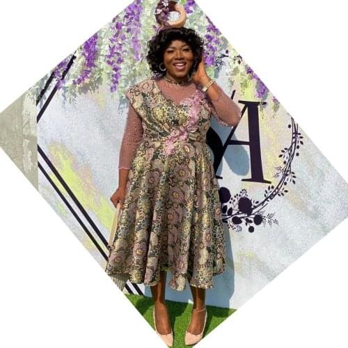 2021 Latest Cheap Fashion Style French Brocade Jacquard Lace African Nigerian Tulle Lace Fabric Embroidery For Party Dress S2438