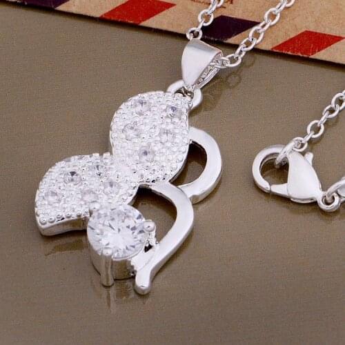 Wholesale High quality 925 silver Fashion jewelry chains necklace pendant WN-821