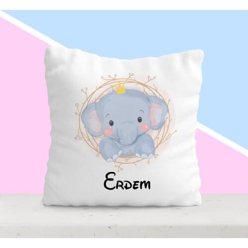 Personalized Is Child White Yastık-2