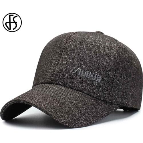 FS 2020 Casual Adjustable Snapback Baseball Cap Fashion British Full Caps For Men Women Black Gray Dad Hats Hip Hop Casquettes