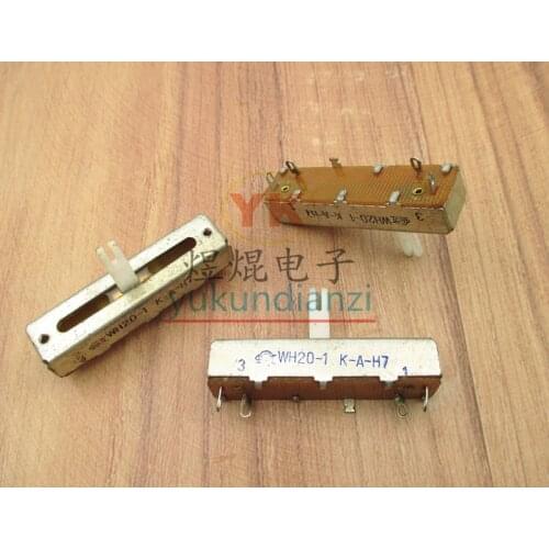 5cm 50mm A1K shaft length 16MM mono mixer sliding potentiometer fader vertical