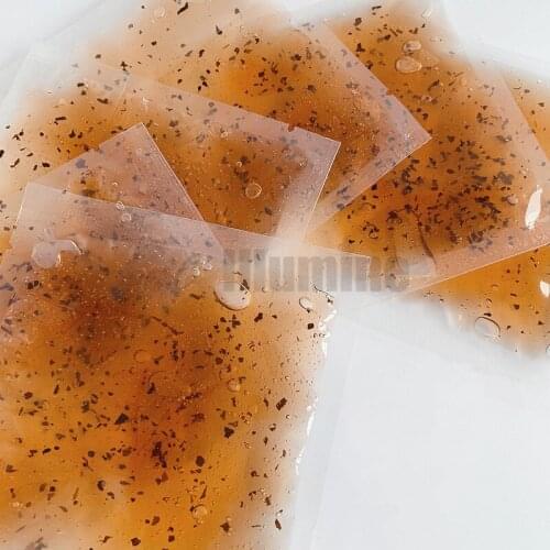 10PCS*15ml BlackTea Mask Pouch Stay up late skin Repair Fine Pores Elasticity Skin Smoothing Jelly Mask