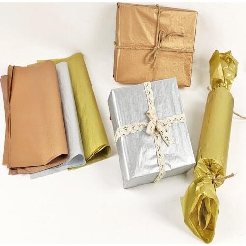 10pcs/set High-quality 50*70cm Tissue Paper Flower Clothing Shirt Shoes Gift Packaging Craft Paper Roll Wine Wrapping Papers