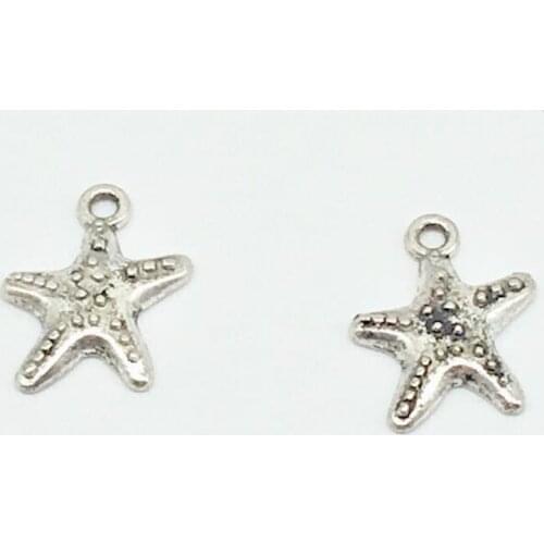 27 pcs fashion cute tiny starfish charms starfish Pendants fit DIY Handmade necklace earring bracelet Jewelry Making