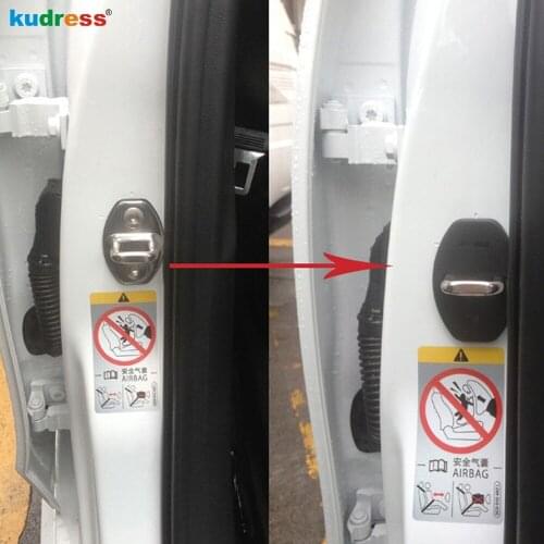 For Volkswagen For VW JETTA MK5 MK6 Passat B6 B7 Golf MK7 MK6 CC Scirocco Tiguan Superb Car Door Lock Buckle Protective Cover