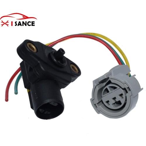 MAP Manifold Absolute Pressure Sensor AND Connector Plug 37830P0GS00 For Honda Accord Civic Acura Integra 2.0L 1.6L 1992-1999