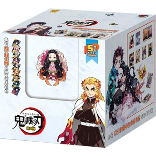 Bandai Card Second Round Demon Slayers Rare Collection Gift Surprise Game Collection Cards Toys