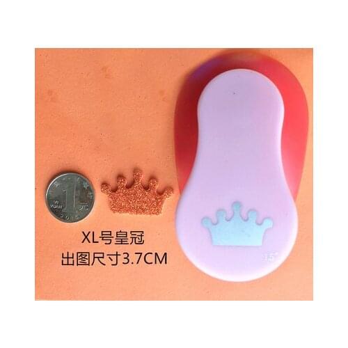 Free shipping 1.5 inch (about 3.5cm) crown design eva foam punch paper punchers scrapbooking cutter hole punch