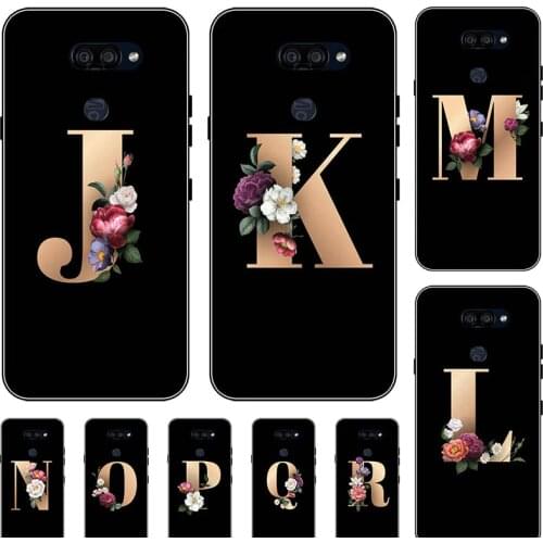 For LG K61 K51S K51 K50S K50 K41S K40S K40 Q60 Q70 Q51 Case Funny Custom Letter Couple Cover Fashion Black TPU Soft Phone Coque