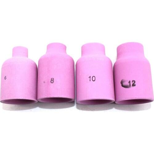 10Pcs Welding Tools TIG Welding Machine Accessories/Consumables Extra Dia Porcelain WP26 17 18 Torch Shield Cups Ceramic Nozzles