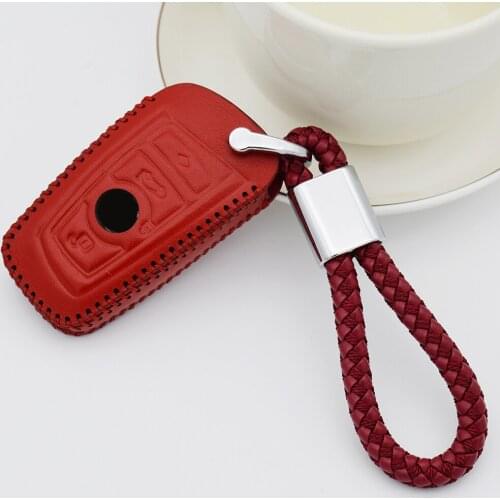 Leather Car Key Cover Case For BMW F10 F20 F30 F40 1 3 5 7 Series X1 X3 X4 X5 M2 M3 M4 M5 E30 E34 E36 E39 E46 F11 F31 G30 F48 GT