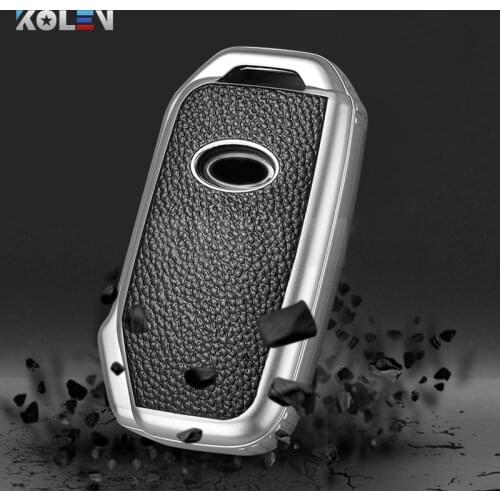 New TPU+PU Car Remote Key Cover Case Protect Shell Fob For KIA Sportage R Stinger GT Sorento Cerato Forte Ceed CD Accessories