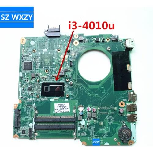 For HP 15-F 15-F010DX Laptop Motherboard DDR3L 782103-501 782103-001 With i3-4010u CPU DA0U83MB6E0 100% Tested Fast Ship