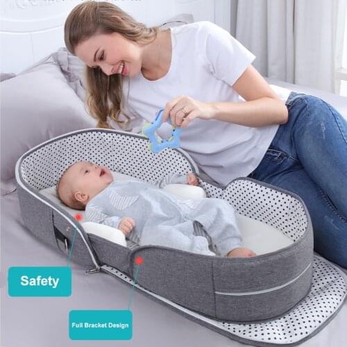 Multi-Function Foldable Travel Portable Sleeping Baby Bed Crib For Baby Mosquito Nest For Newborns Portable Cribs For Baby Bed