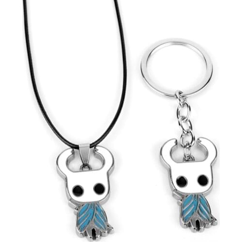 Fashion Jewelry ACT Game Hollow Knight Protagonist Necklace Zinc Alloy Pendant Necklace Men Women Fans Gift Charms Accessories