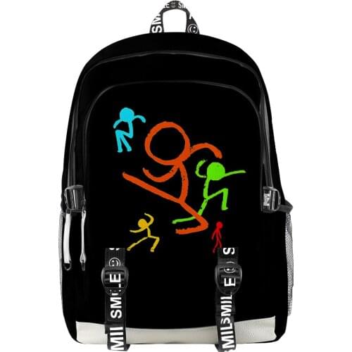 2021 New Alan Becker 3D Printing Men Women Backpack Oxford School Bag Fashion Style Teenager Girl Child Bag Travel Backpack