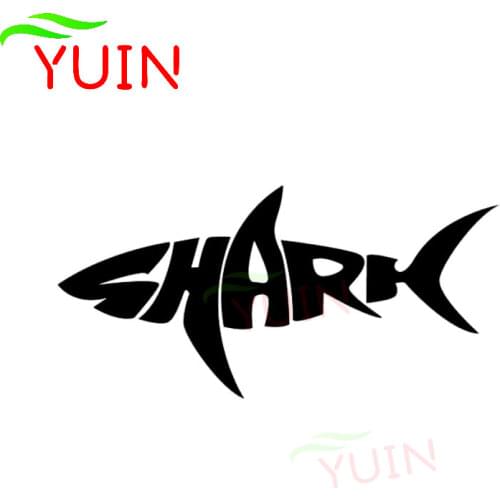 HARK Text Car Sticker Fish Shape Decals Cars Accessories PVC Fashion Decoration High Quality Waterproof Sunscreen Decal