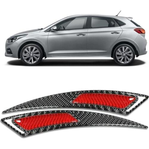 Carbon Fiber Wheel Eyebrow Sticker For Hyundai Accent Tucson JM TLE azera entourage equus ioniq kona nexo palisade tiburon venue