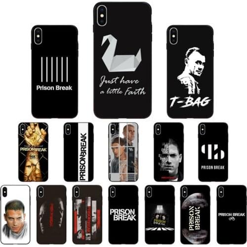 FHNBLJ Prison Break Novelty Fundas Phone Case for iphone 11 Pro Max X XS MAX 6 6s 7 8 Plus 5 5S 5SE XR SE2020