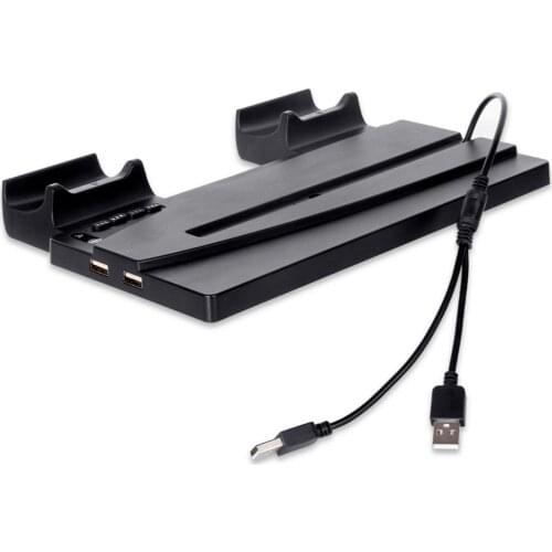 NEW 2 In1 Game Controller Charging Stand Gamepad Charging Base For PS5 Host Multi-function Charger Bracket For PS5 Controller