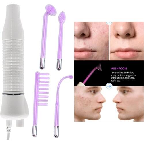 Portable High Frequency Facial Device Facial Hair care Electrode Spot Acne Remover Skin Care Face Machine Device-EU