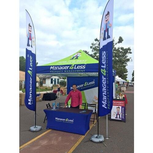 Superior Aluminum 10ft x 10ft Waterproof Garden Gazebo Event Pop Up Marquee Tent Awning Party Shelter Sun Shade with Back wall