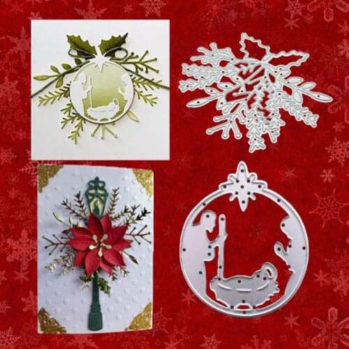 Christmas dies 2020 new cutting dies flower stencil scrapbooking photo craft metal dies mold stamps and dies cut