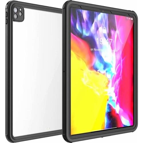 Shockproof Waterproof Case for iPad 12.9 2020 Silicone Case for ipad 12.9 inch IP68 Waterproof Diving Underwater Armor Cover