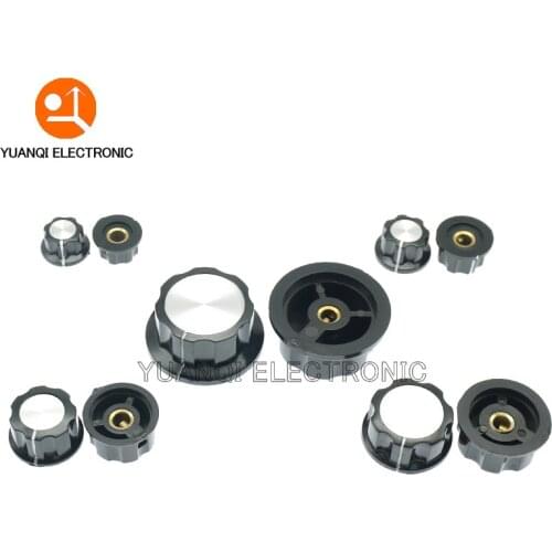 100pcs MF-A01 MF-A02 MF-A03 MF-A04 MF-A05 Potentiometer Knob WH118/WX050 Rotary Switch Electronic 6mm