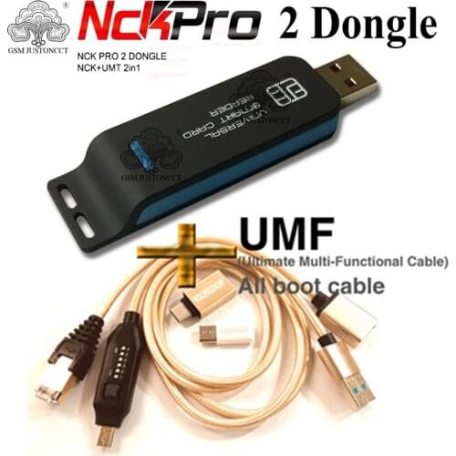 2021 Newest Original NCK Pro Dongle NCK Pro2 Dongl +MUF ALL BOOT CABLE ( NCK DONGLE+UMT DONGLE 2 in1 ) Free Shipping
